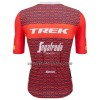 Completo Maglia + Pantaloncino con bretelle 2023 Trek-Segafredo Manica Corta Rosso Bianco